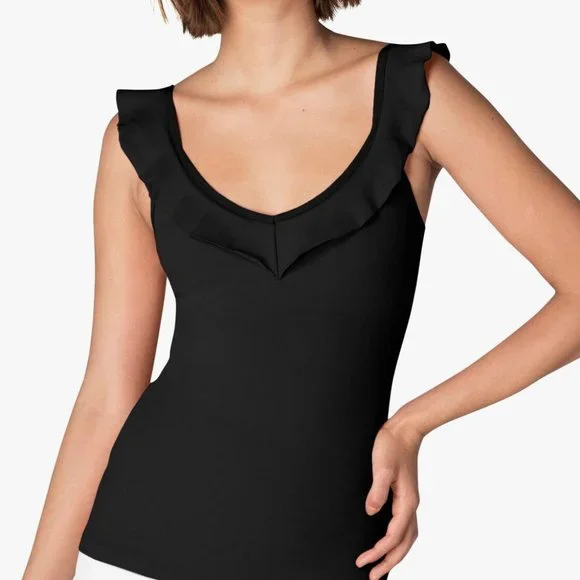 Beyond Yoga Tops Beyond Yoga Spacedye Ruffle Tank Xs Poshmark